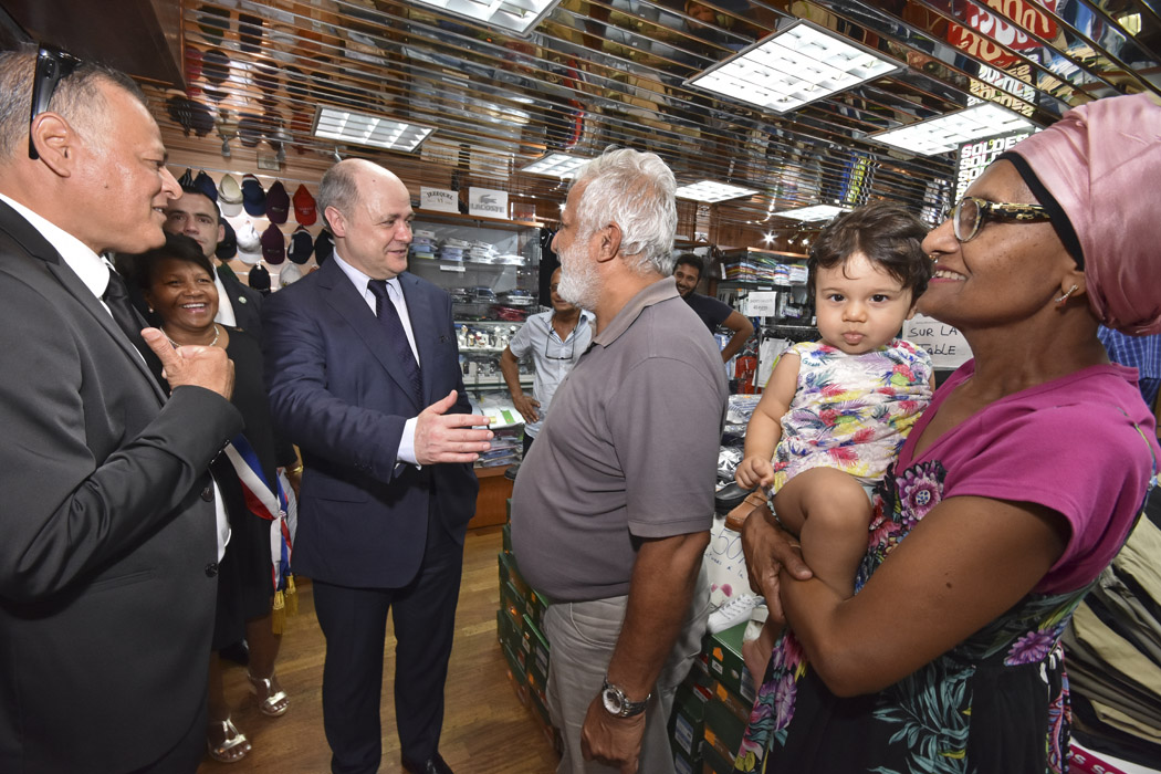 La visite de Bruno Le Roux au Port en images