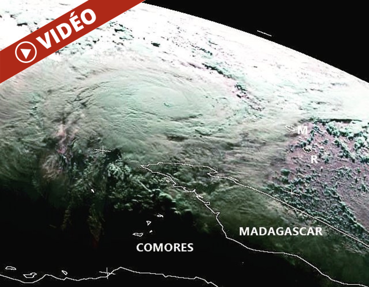 Enawo vers Madagascar: Les premières vidéos de la dégradation du temps