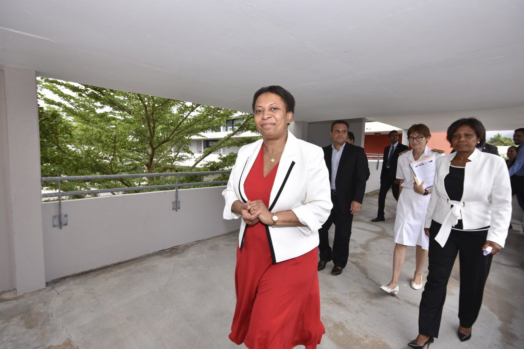Retour en images: Hélène Geoffroy inaugure l'école numérique de Saint-André