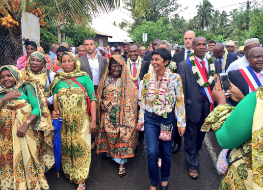 Ericka Bareigts est arrivée à Mayotte