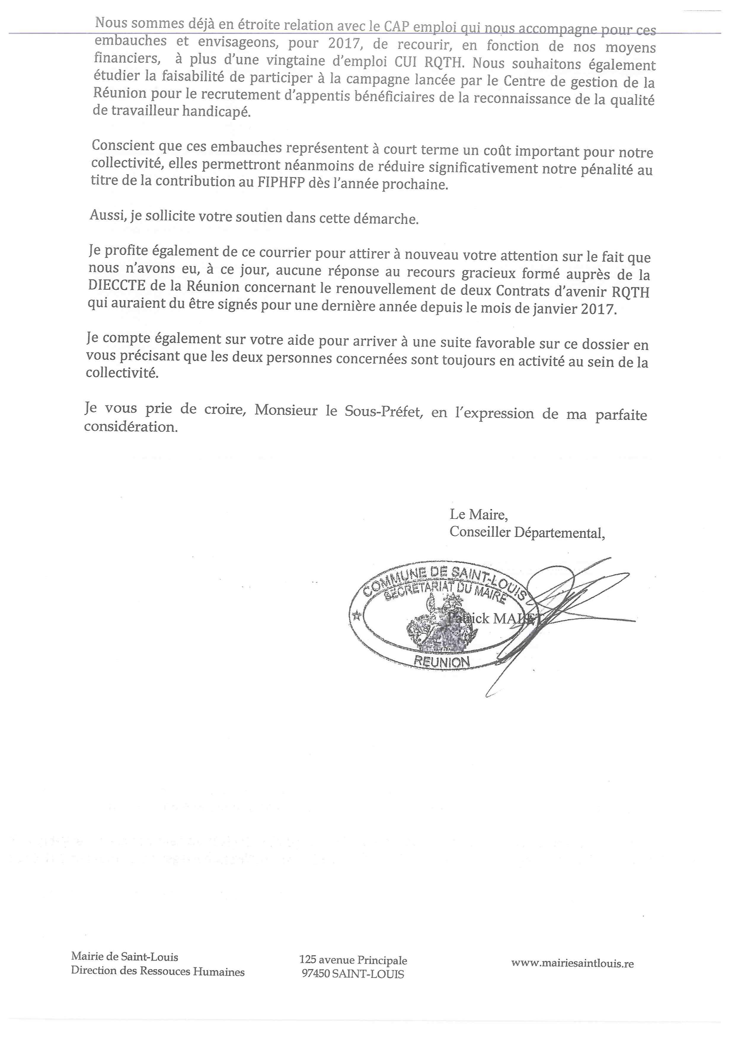 Saint-Louis souhaite recruter davantage de travailleurs porteurs de handicap