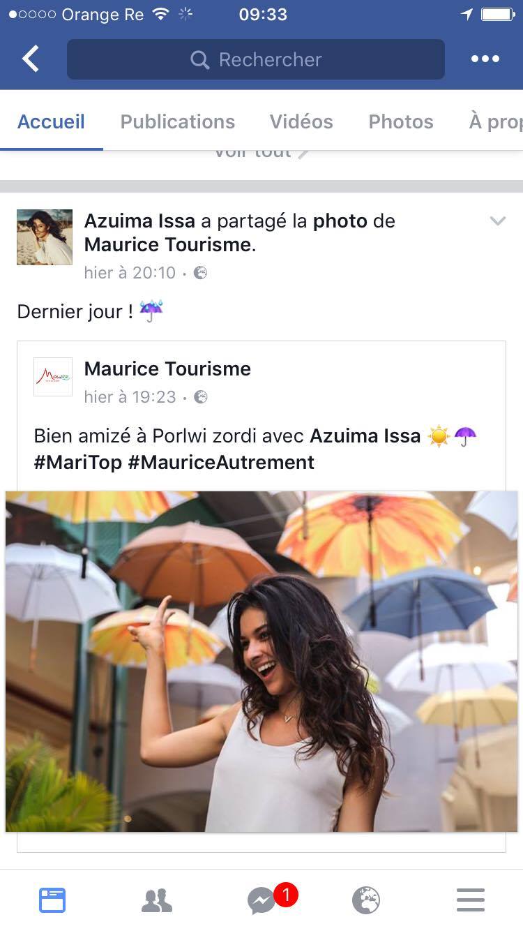 Trahison : Quand Miss Réunion devient ambassadrice de l'île Maurice...