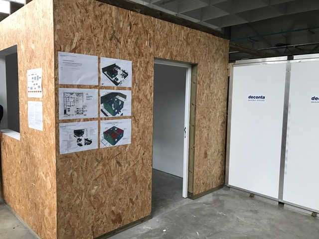 Une plateforme pour travailler en sécurité en milieu contaminé par l'amiante