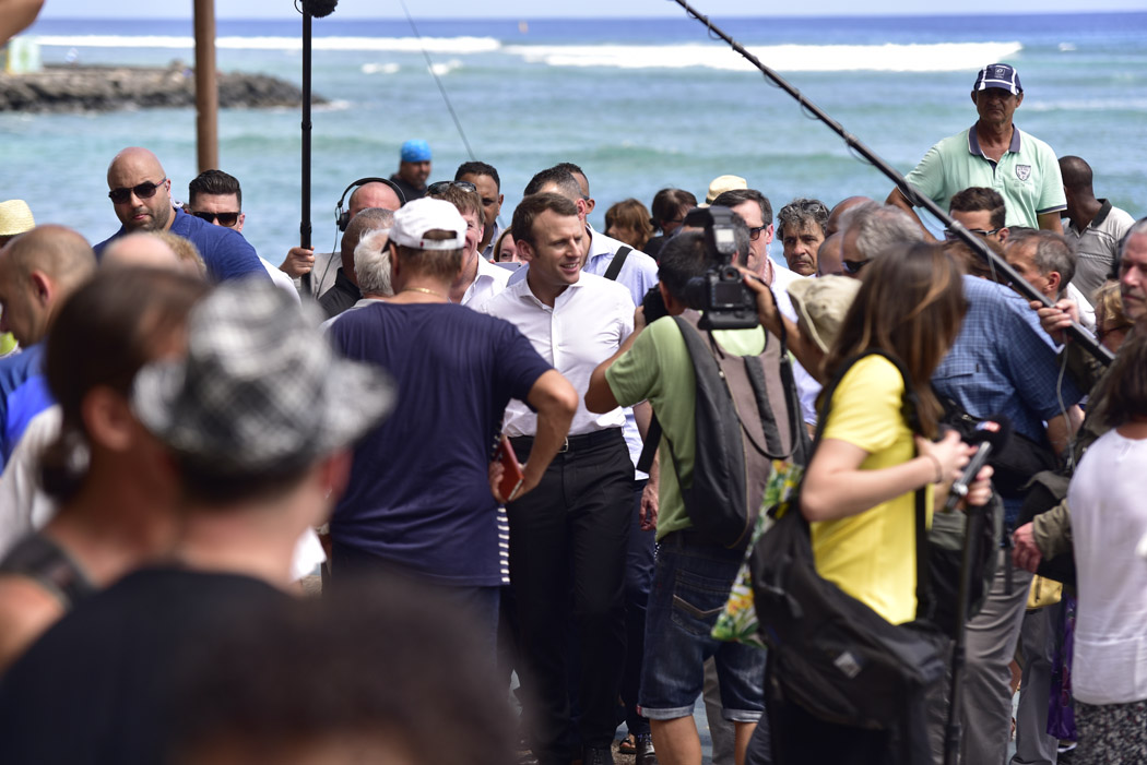 [Retour Images] Emmanuel Macron en terrain conquis à Saint-Leu