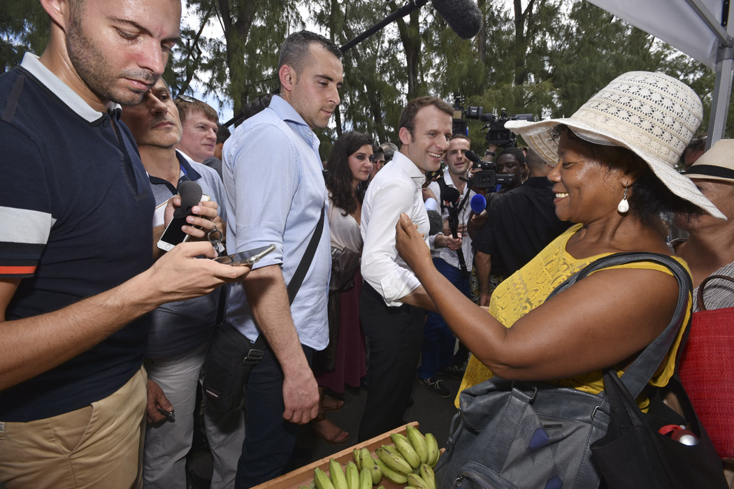 [Retour Images] Emmanuel Macron en terrain conquis à Saint-Leu