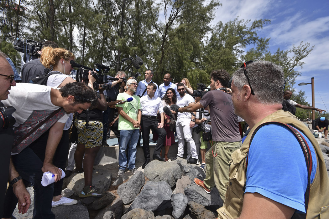 [Retour Images] Emmanuel Macron en terrain conquis à Saint-Leu