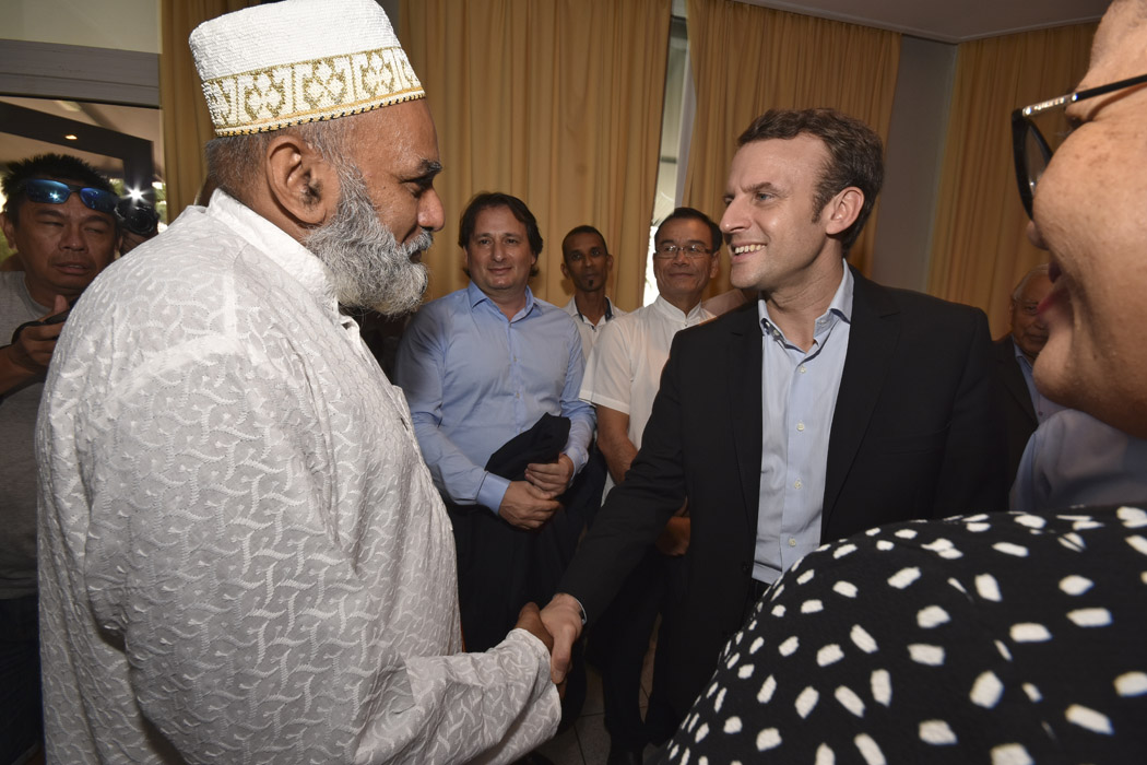 [Retour Images] Macron termine sa visite avec les représentants des religions