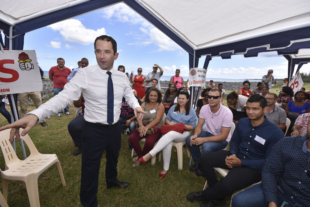 [RETOUR IMAGES/LIVE VIDEO] Benoît Hamon en mode pique-nique à l'Étang du Gol