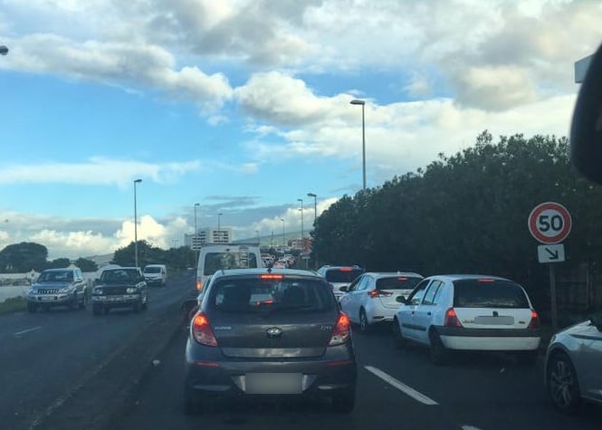 Carambolage sur la quatre-voies de Ste-Marie, circulation difficile en direction de l'Est