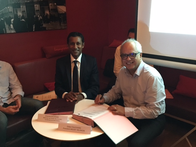 Le Medef Réunion signe une convention de partenariat avec l'ordre des avocats du barreau de St-Denis