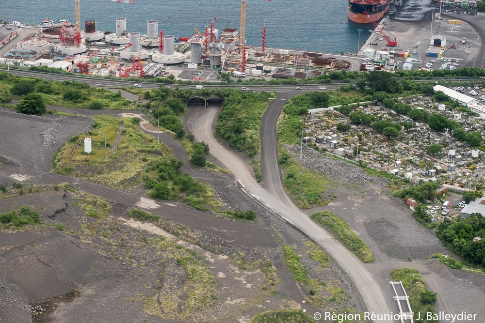 Retour en images : La Nouvelle Route du Littoral vue du ciel