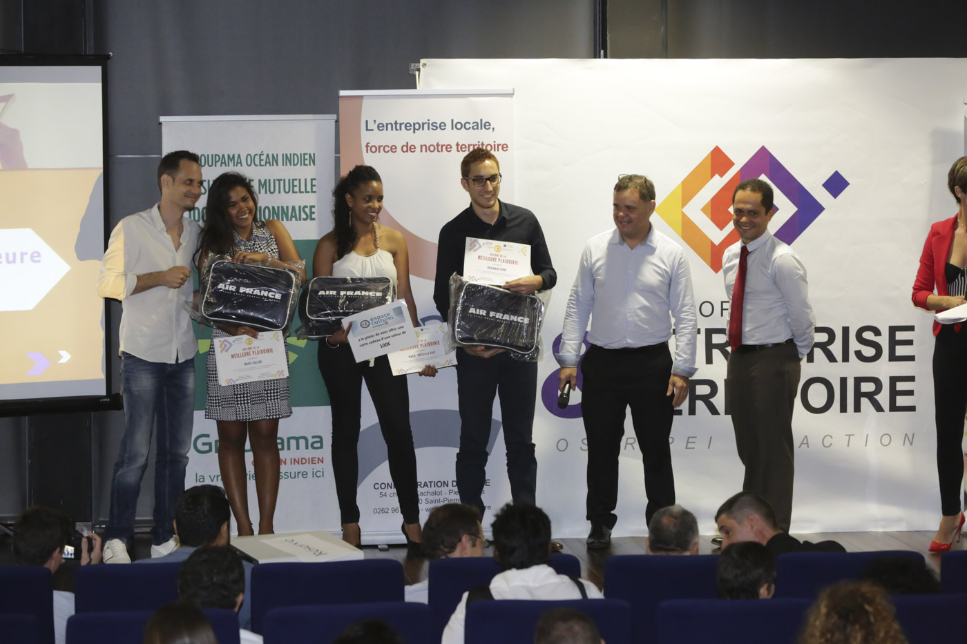 Cérémonie du 1er Trophée des Entreprises et du Territoire