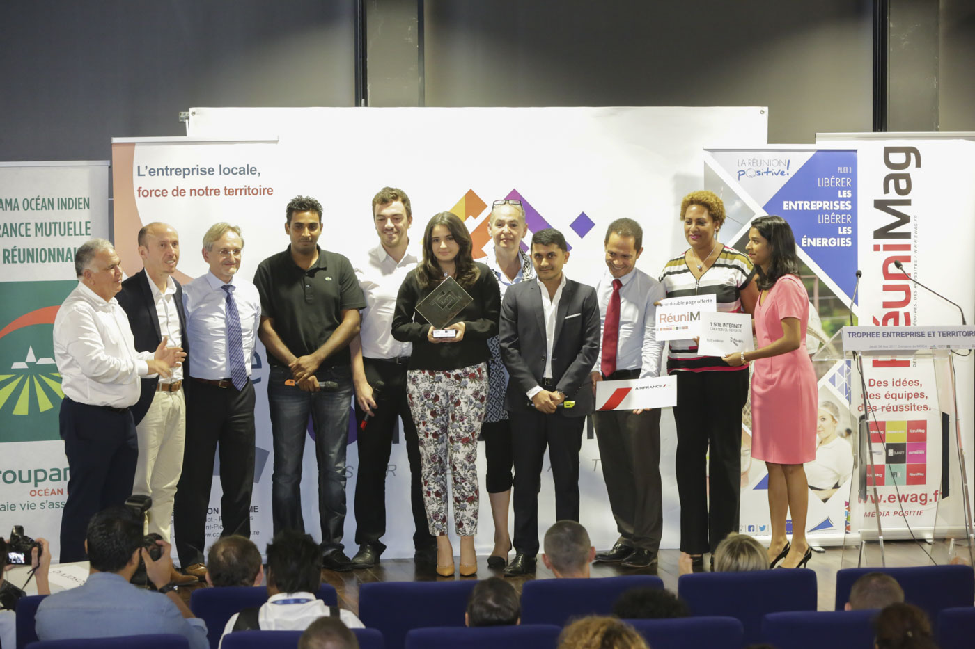 Cérémonie du 1er Trophée des Entreprises et du Territoire