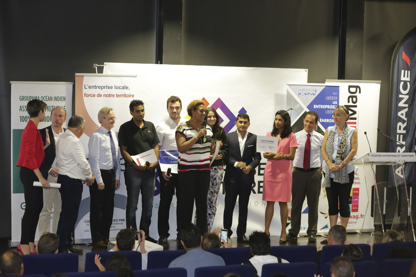 Cérémonie du 1er Trophée des Entreprises et du Territoire