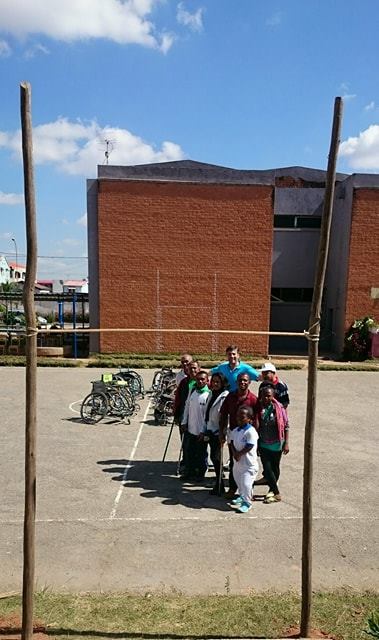 Le rugby à 7 en fauteuil en démonstration à Madagascar