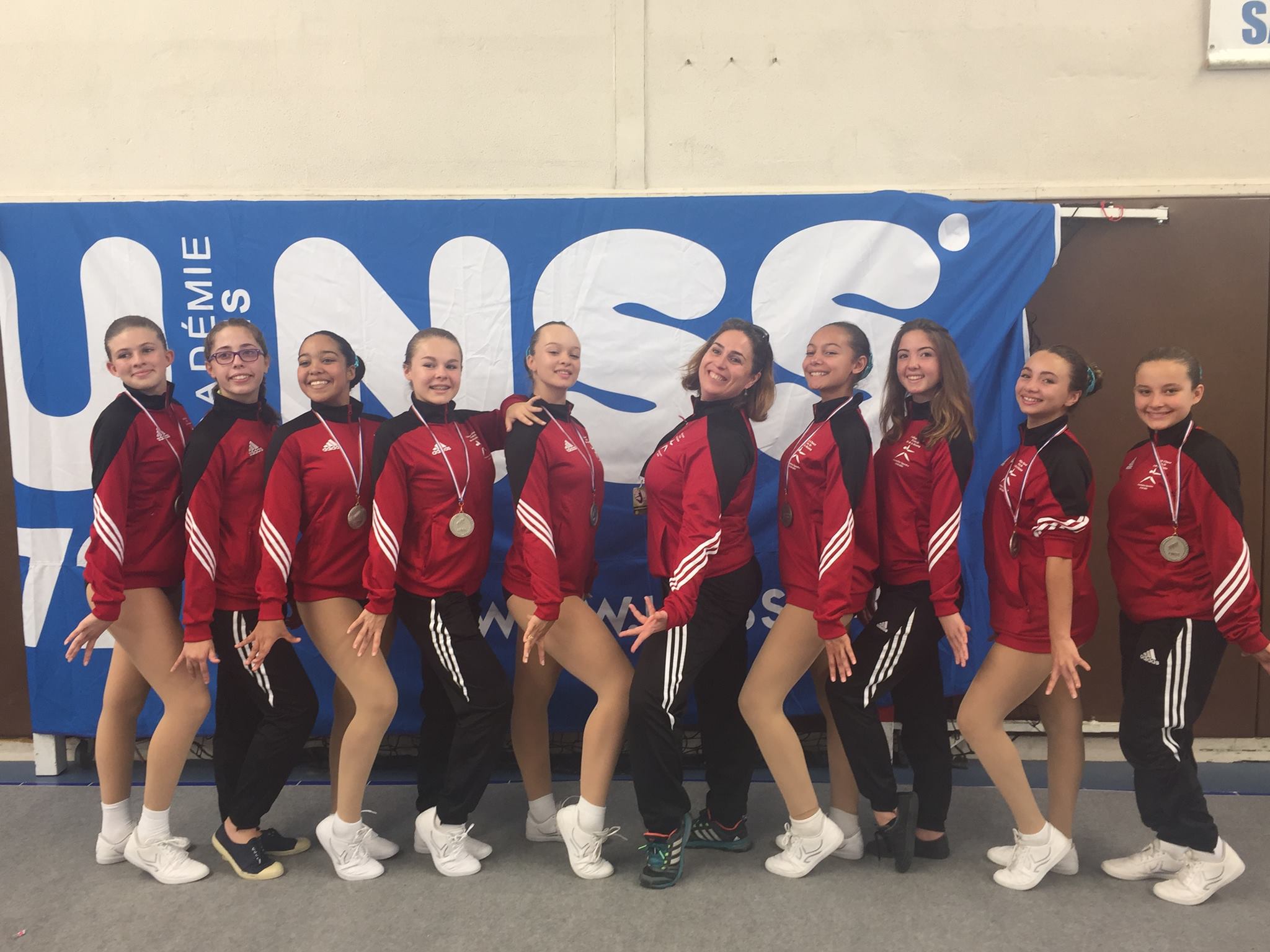 Petite-Île: Le club d'aérobic du collège Joseph Suacot vice-champion de France