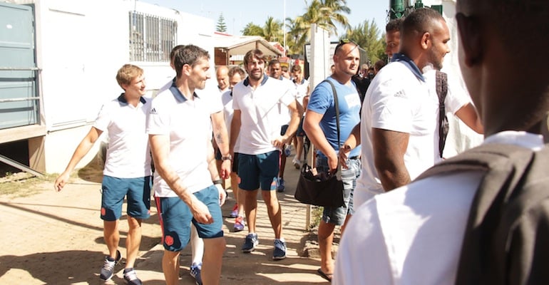 Finale du Challenge Départemental de Rugby à La Saline-Les-Bains… avec le XV de France!