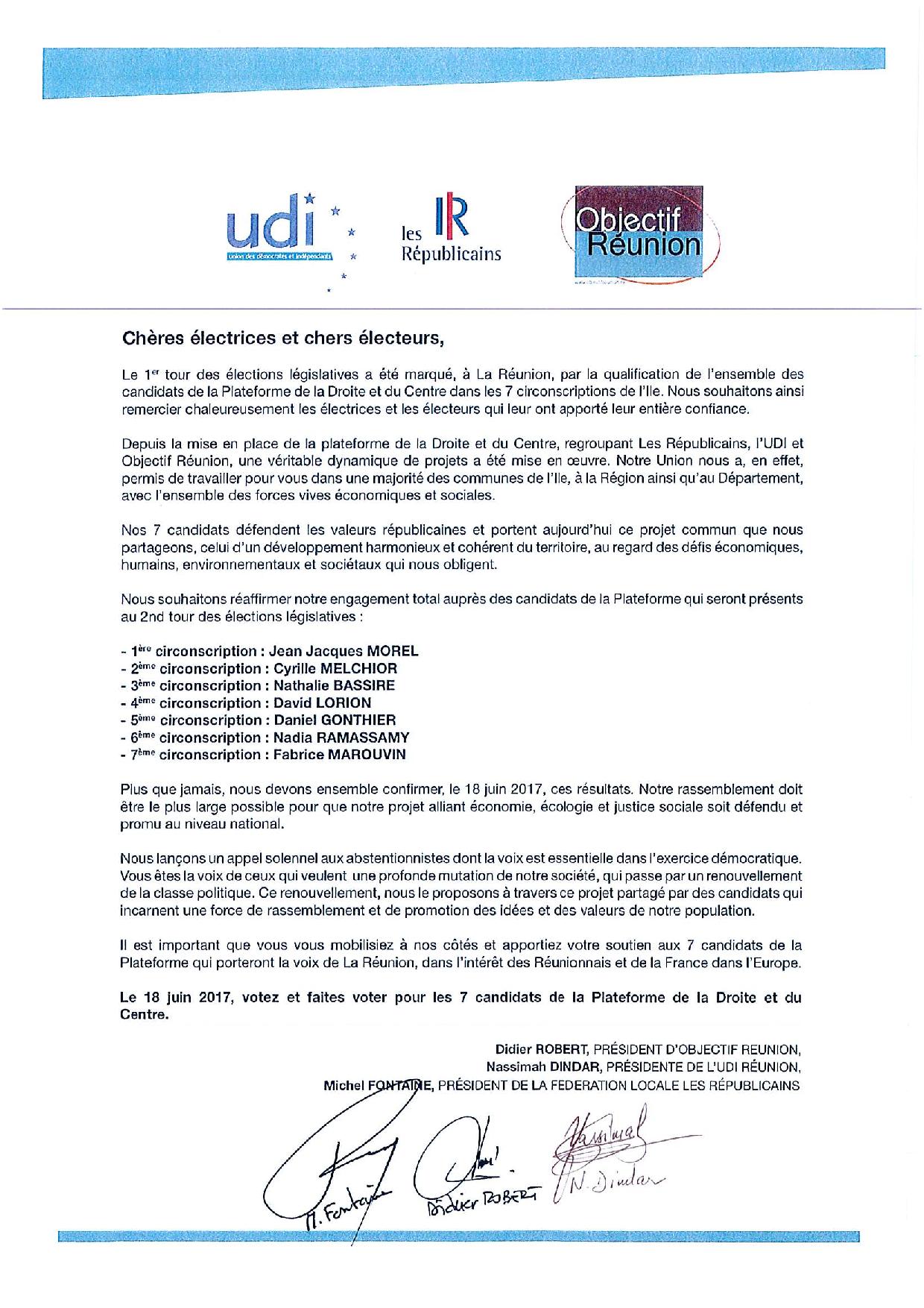 La plateforme de droite lance 