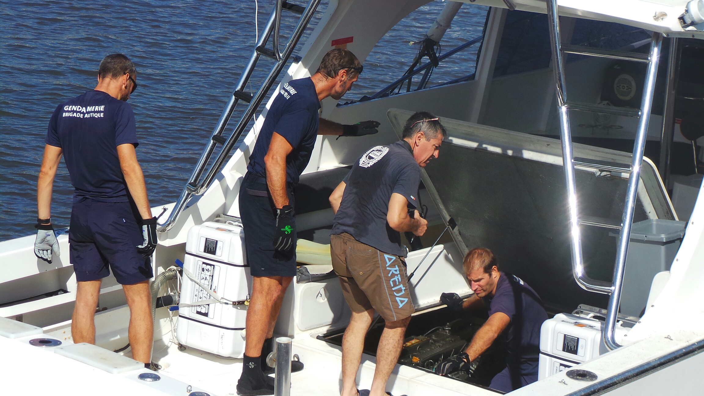 Bateau chaviré: Les gendarmes inspectent le Maeva 4