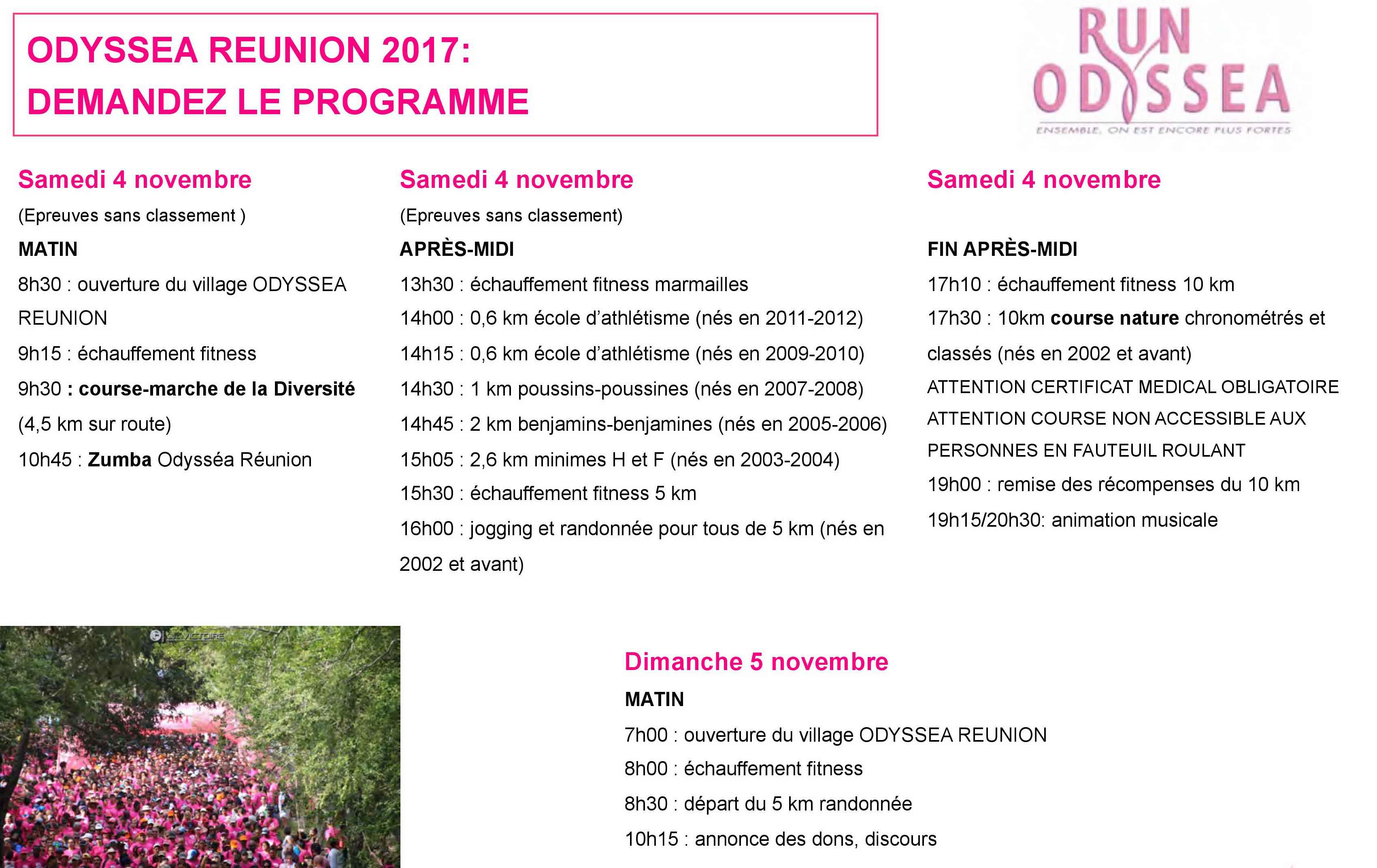 C'est parti pour les inscriptions d'Odysséa 2017