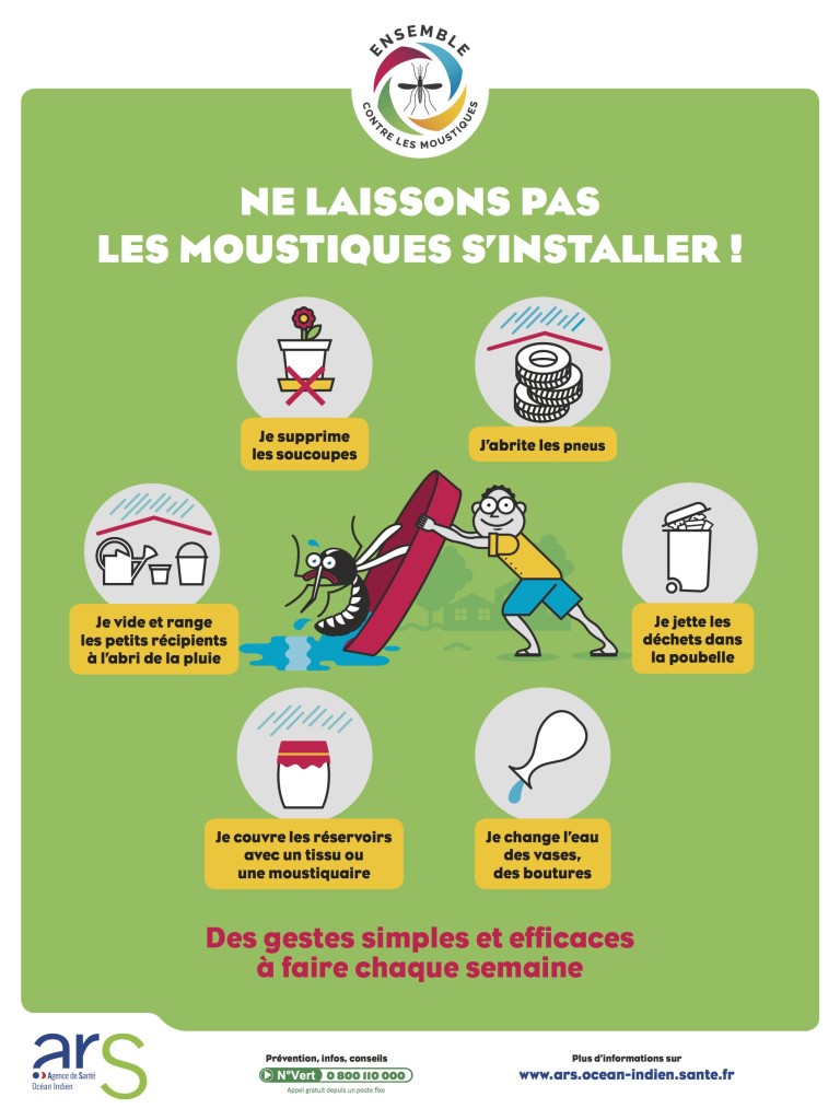 Maladies vectorielles : Quelques consignes pour lutter contre les gîtes larvaires