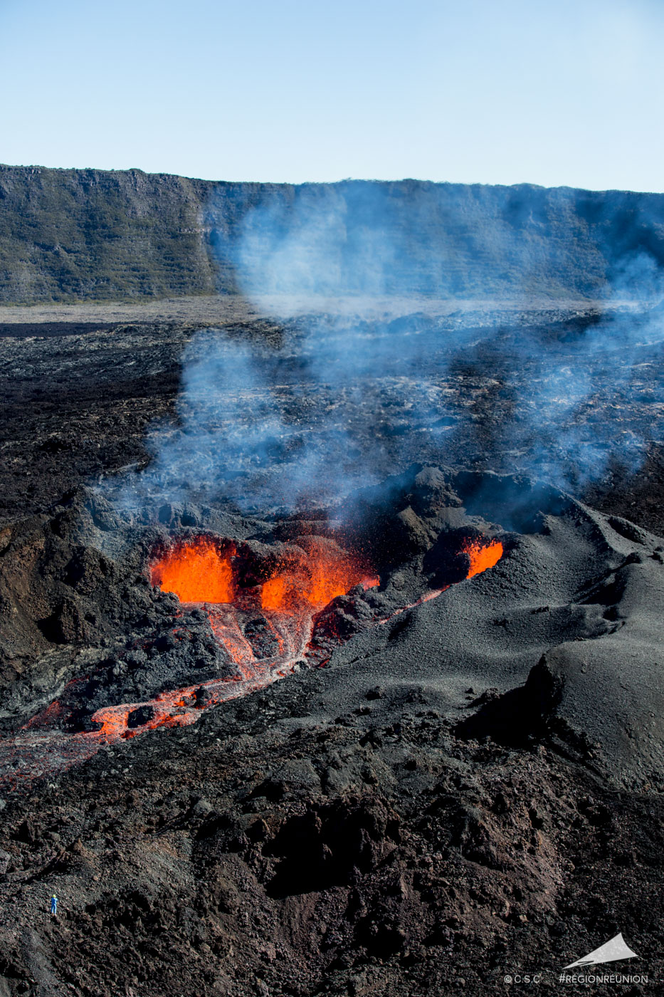 Retour en images sur l’éruption du Piton de la Fournaise