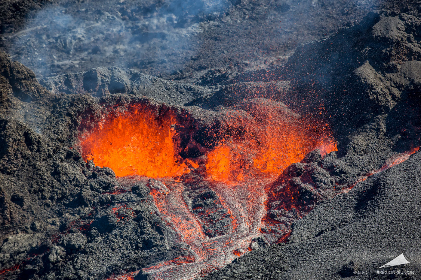 Retour en images sur l’éruption du Piton de la Fournaise