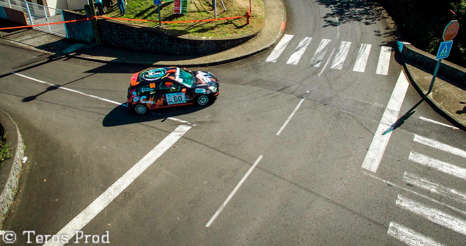 Le rallye vu depuis un drone