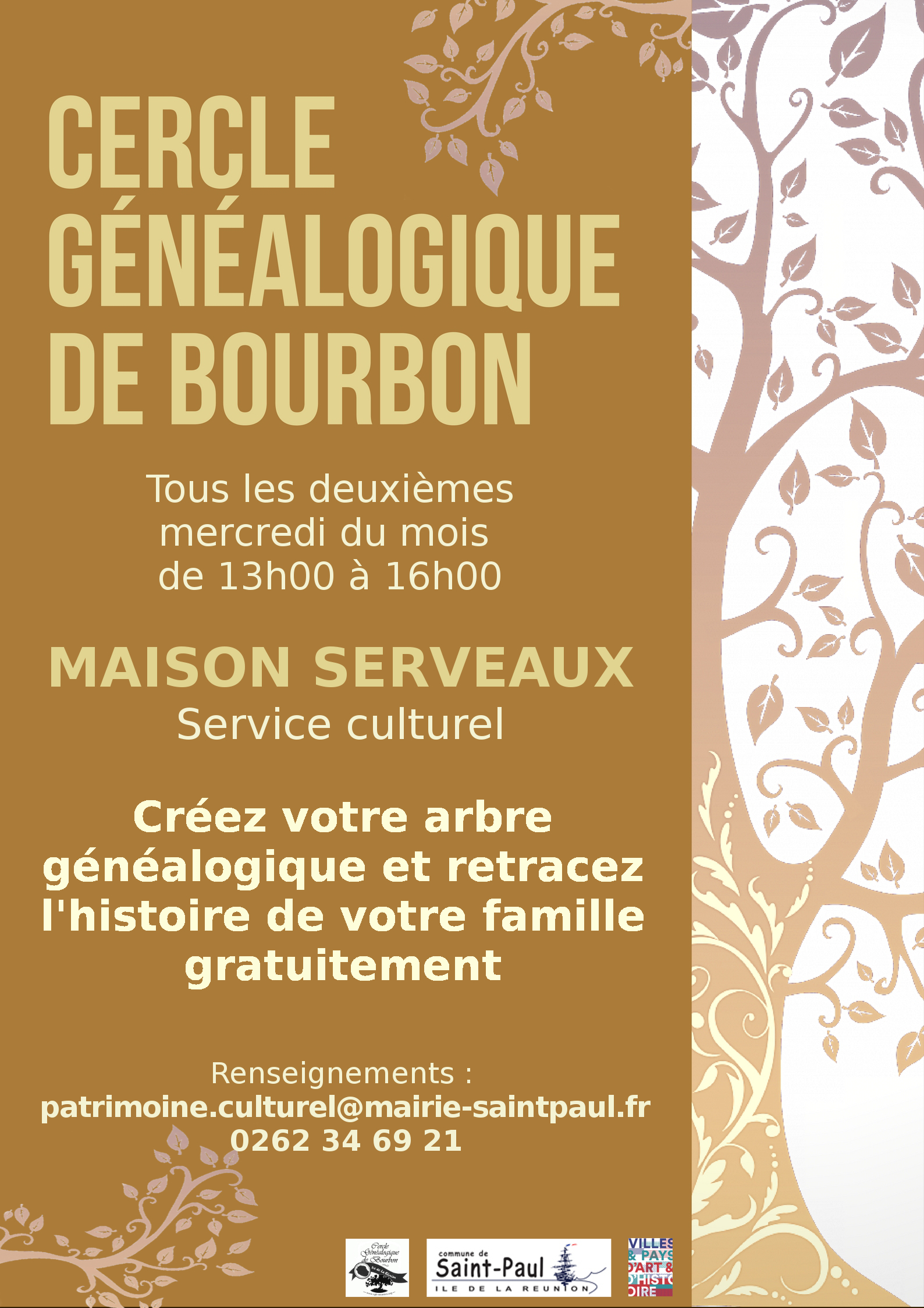 St-Paul : Des ateliers gratuits de généalogie