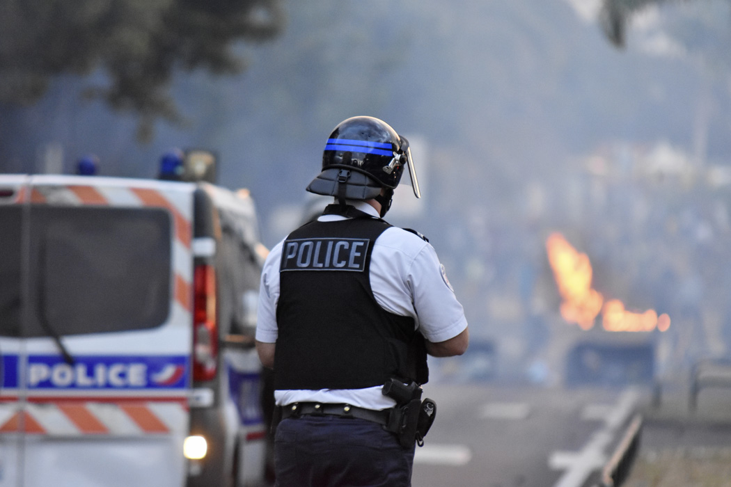 [Photos] Chaudron: Les forces de l'ordre reculent devant les manifestants