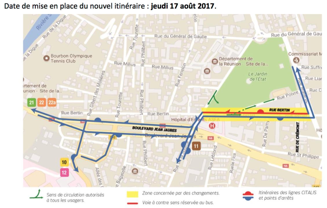 Réseau Citalis: Changements d'horaires et d'itinéraires pour la rentrée
