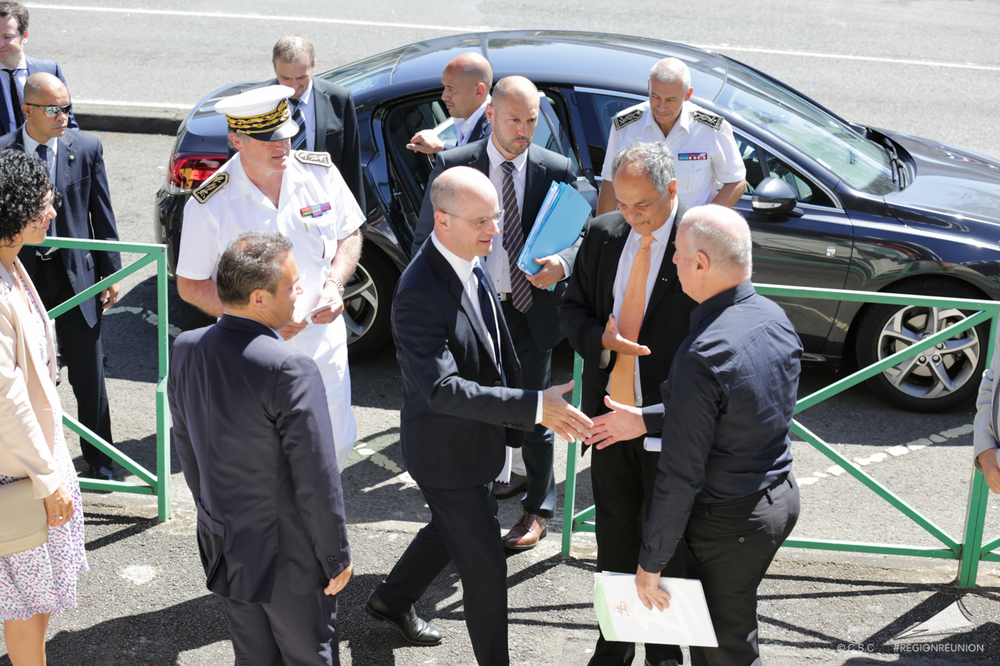 Retour en images : Visite du Lycée de Bellepierre par le Ministre de l'Éducation Nationale