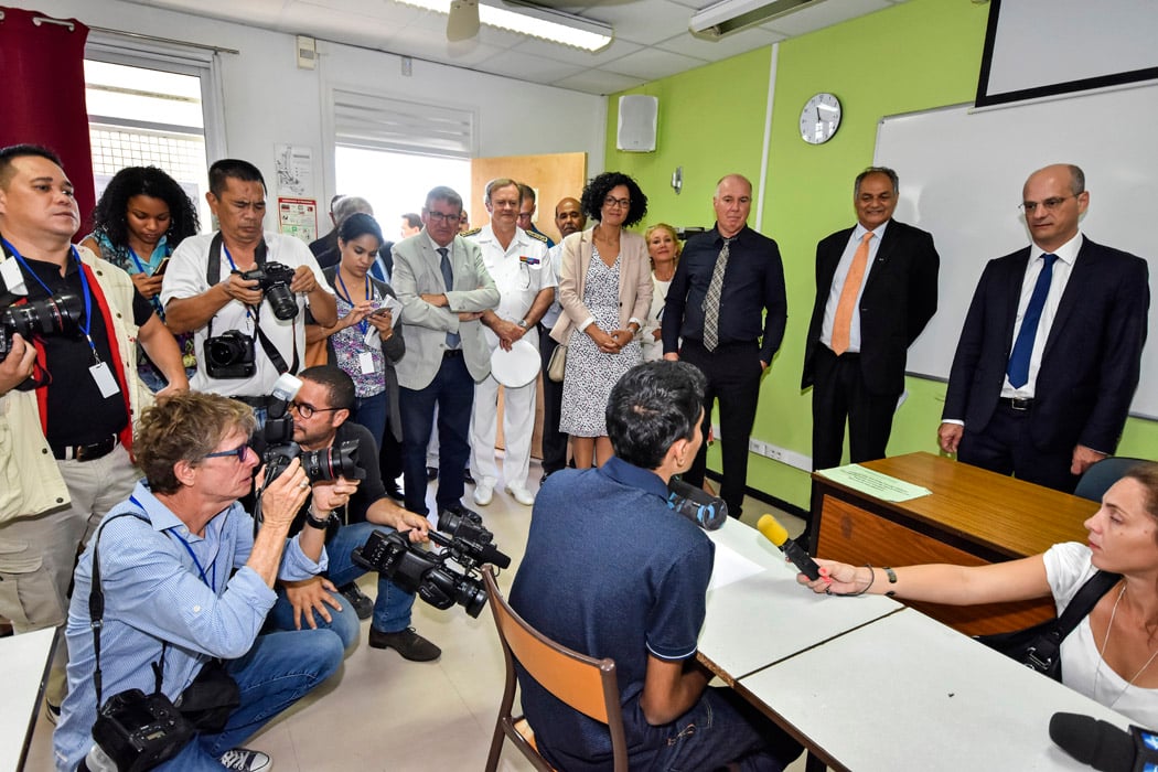 La visite du ministre de l'Education nationale en images