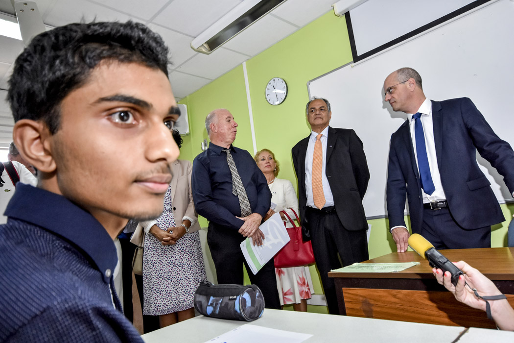 La visite du ministre de l'Education nationale en images
