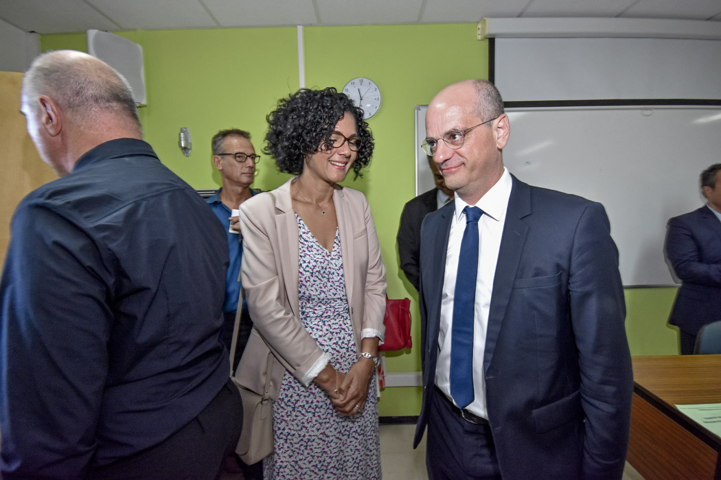 La visite du ministre de l'Education nationale en images