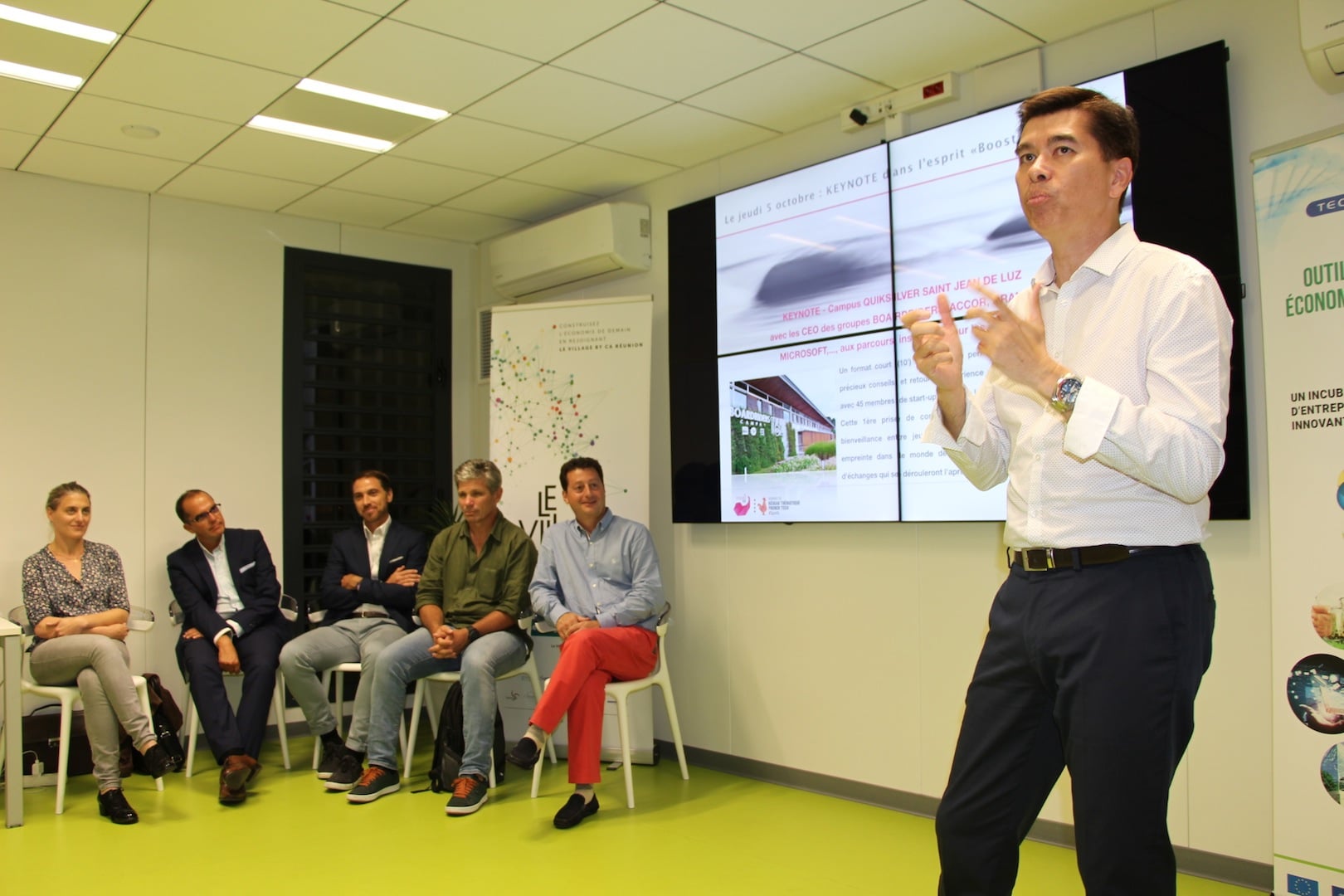 12 startups au concours de pitch de la Cinor