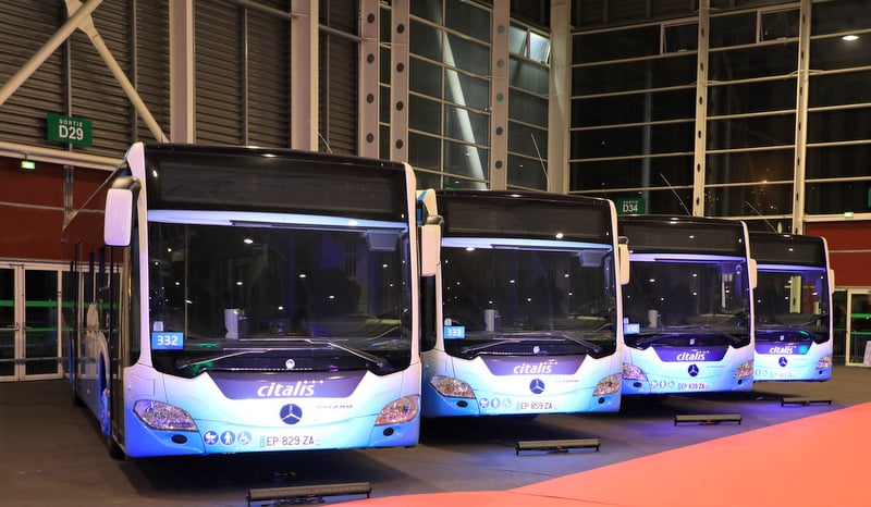 Le bus Citaro Mercedes à l'honneur à la Nordev
