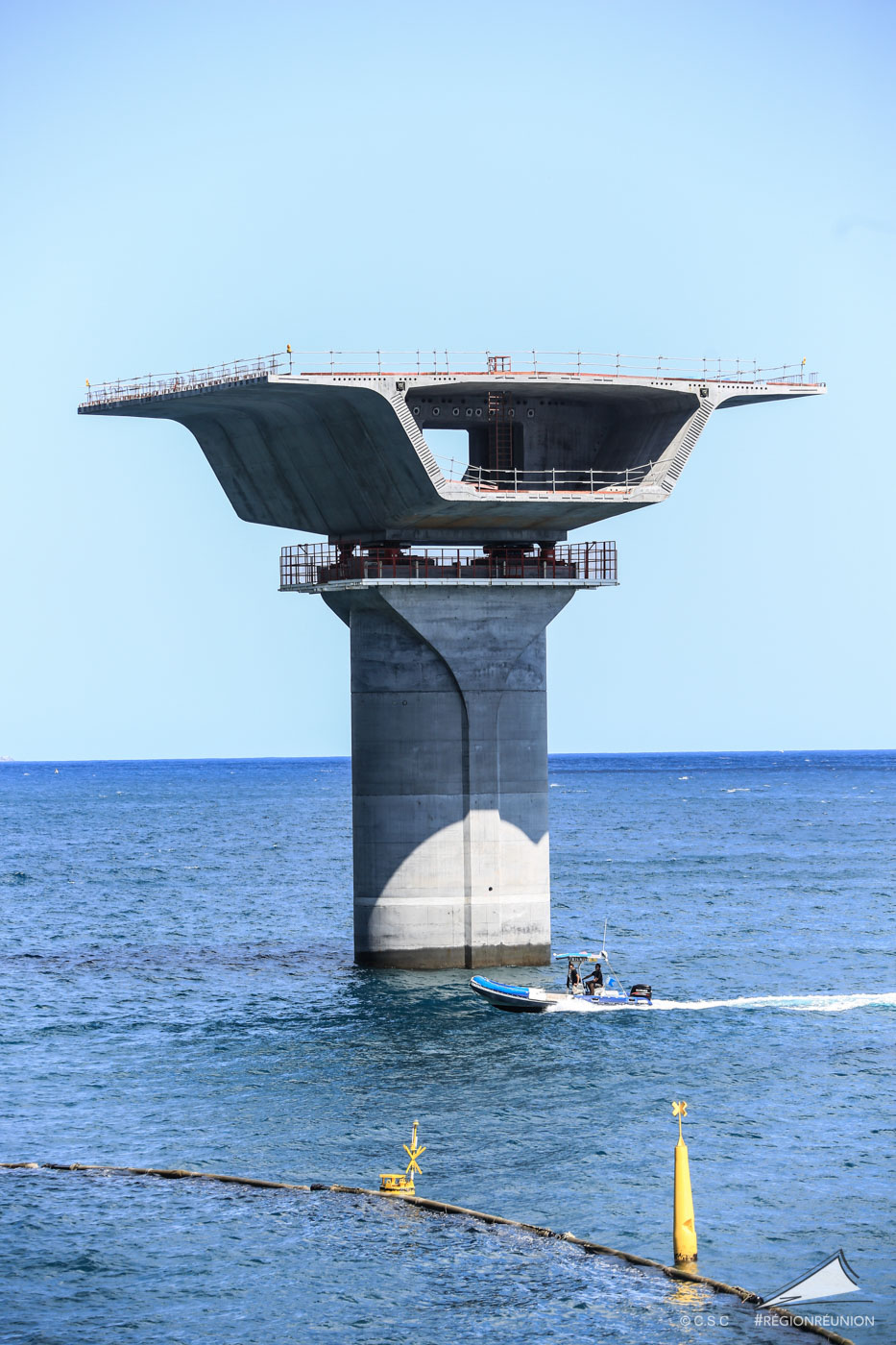 NRL : le bétonnage de la pile 32 en photos