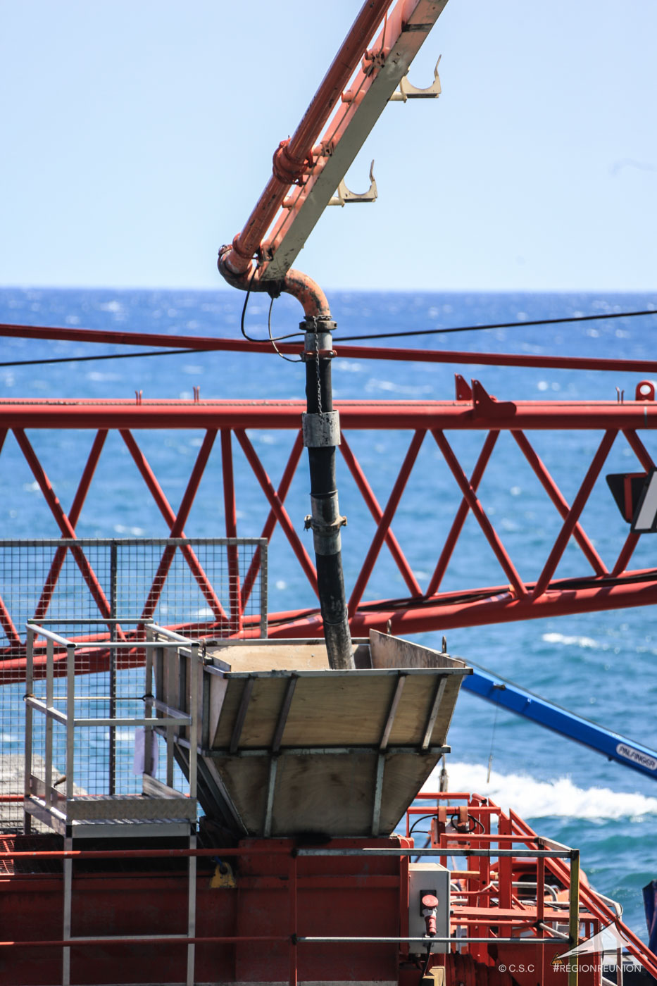 NRL : le bétonnage de la pile 32 en photos