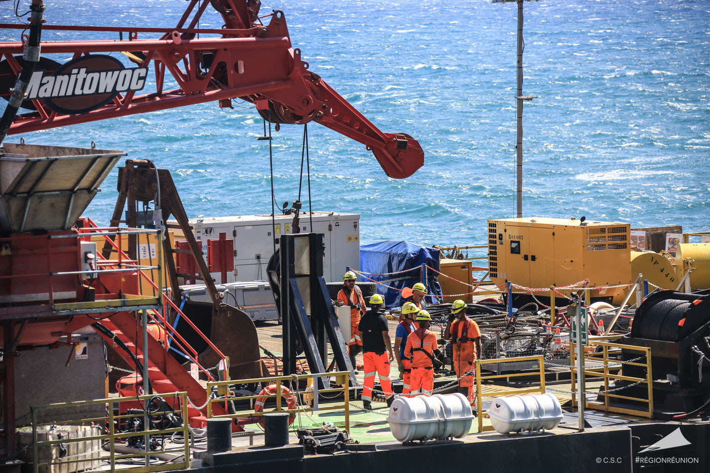 NRL : le bétonnage de la pile 32 en photos