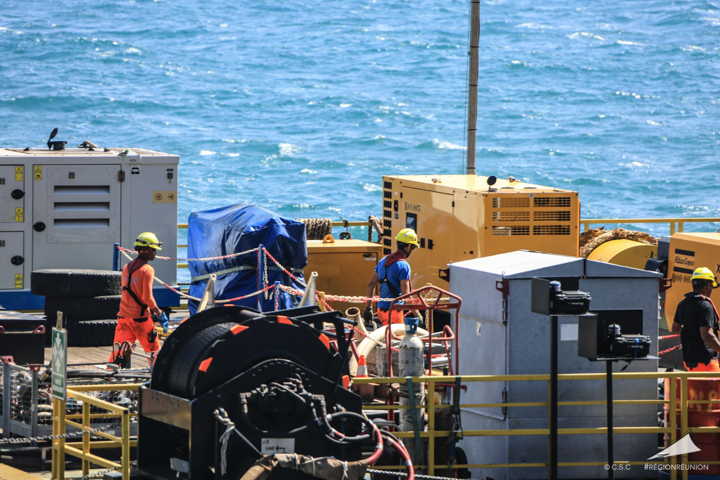NRL : le bétonnage de la pile 32 en photos