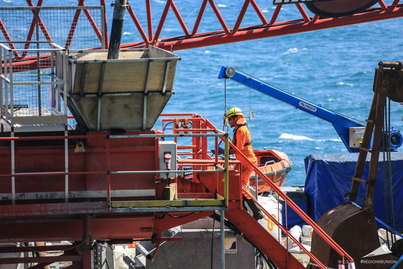 NRL : le bétonnage de la pile 32 en photos
