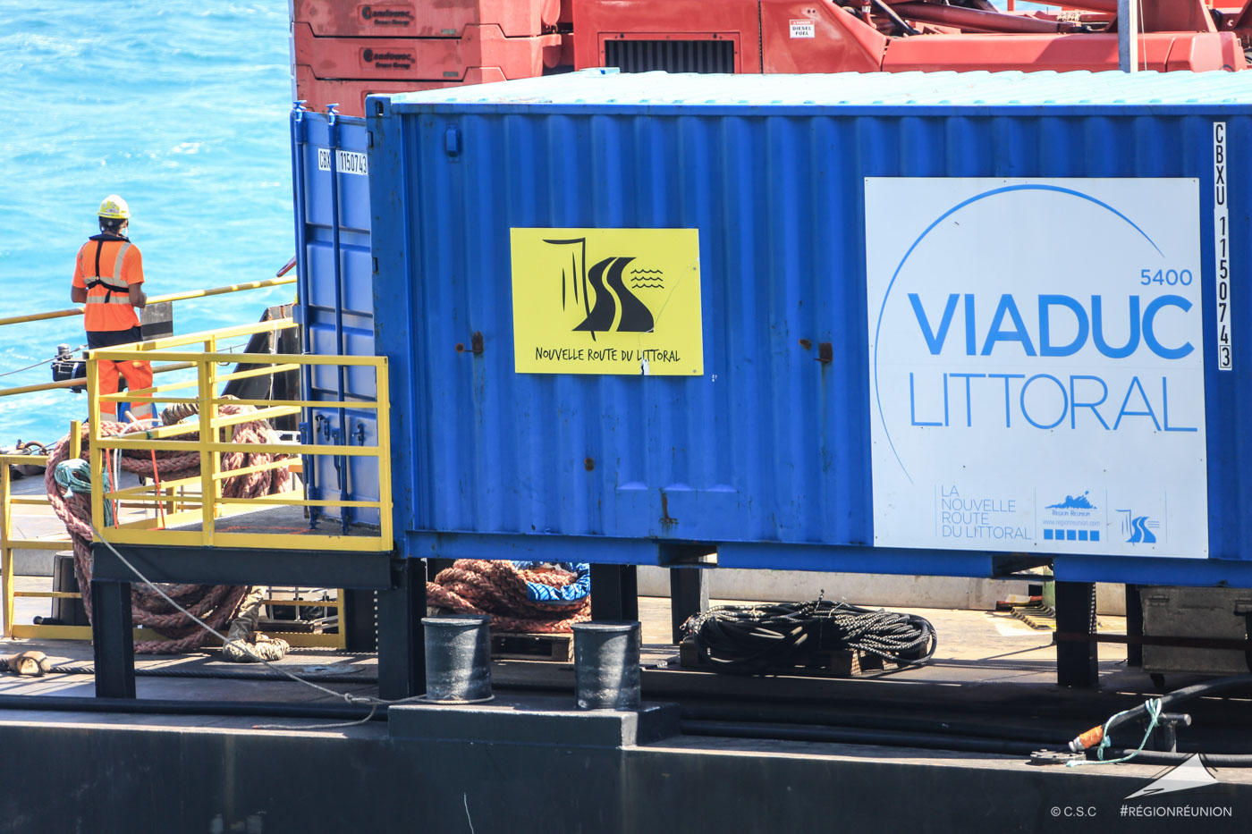 NRL : le bétonnage de la pile 32 en photos