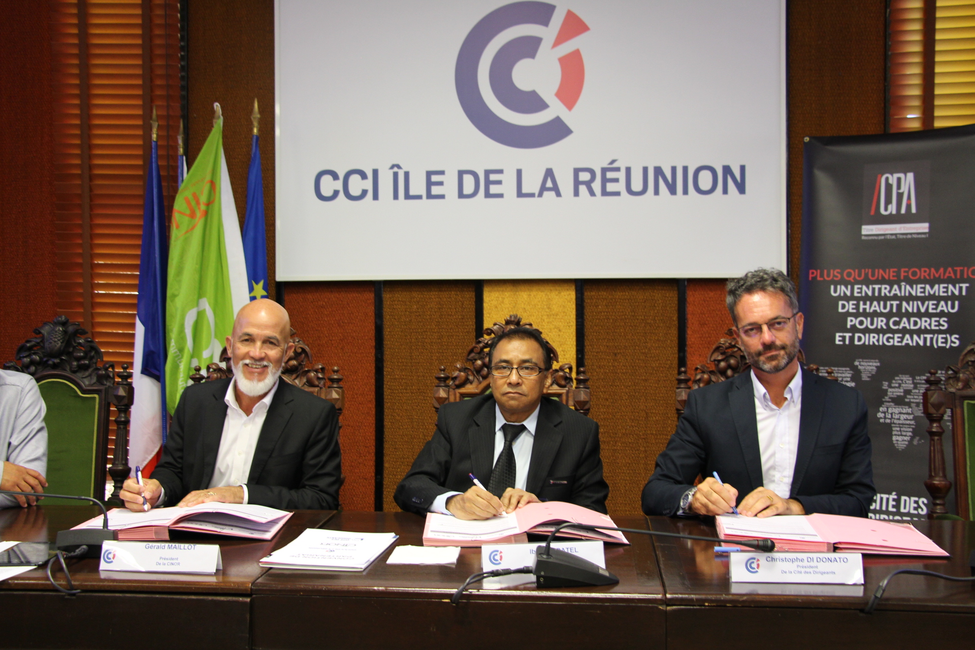 La CCIR rejoint la Cinor au sein de la Cité des dirigeants