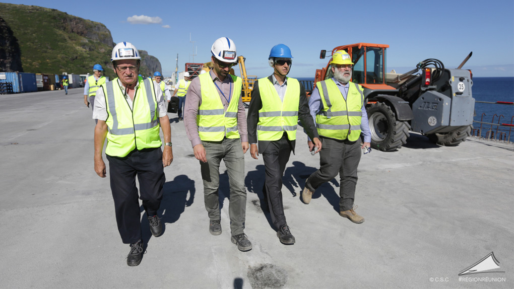 Retour images : Visite du chantier de la NRL par les membres de la BEI