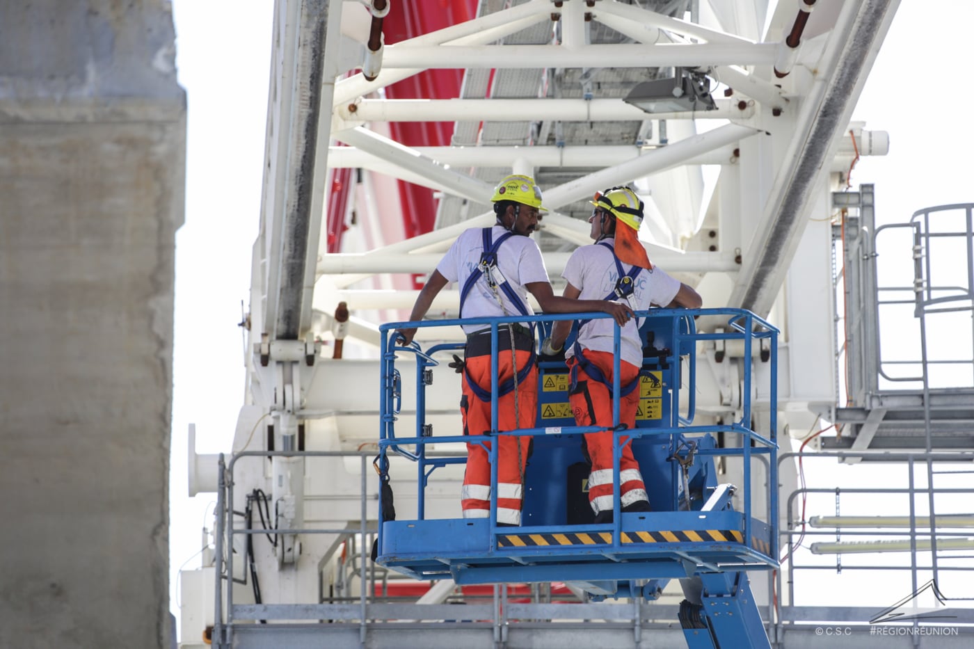 Retour images : Visite du chantier de la NRL par les membres de la BEI