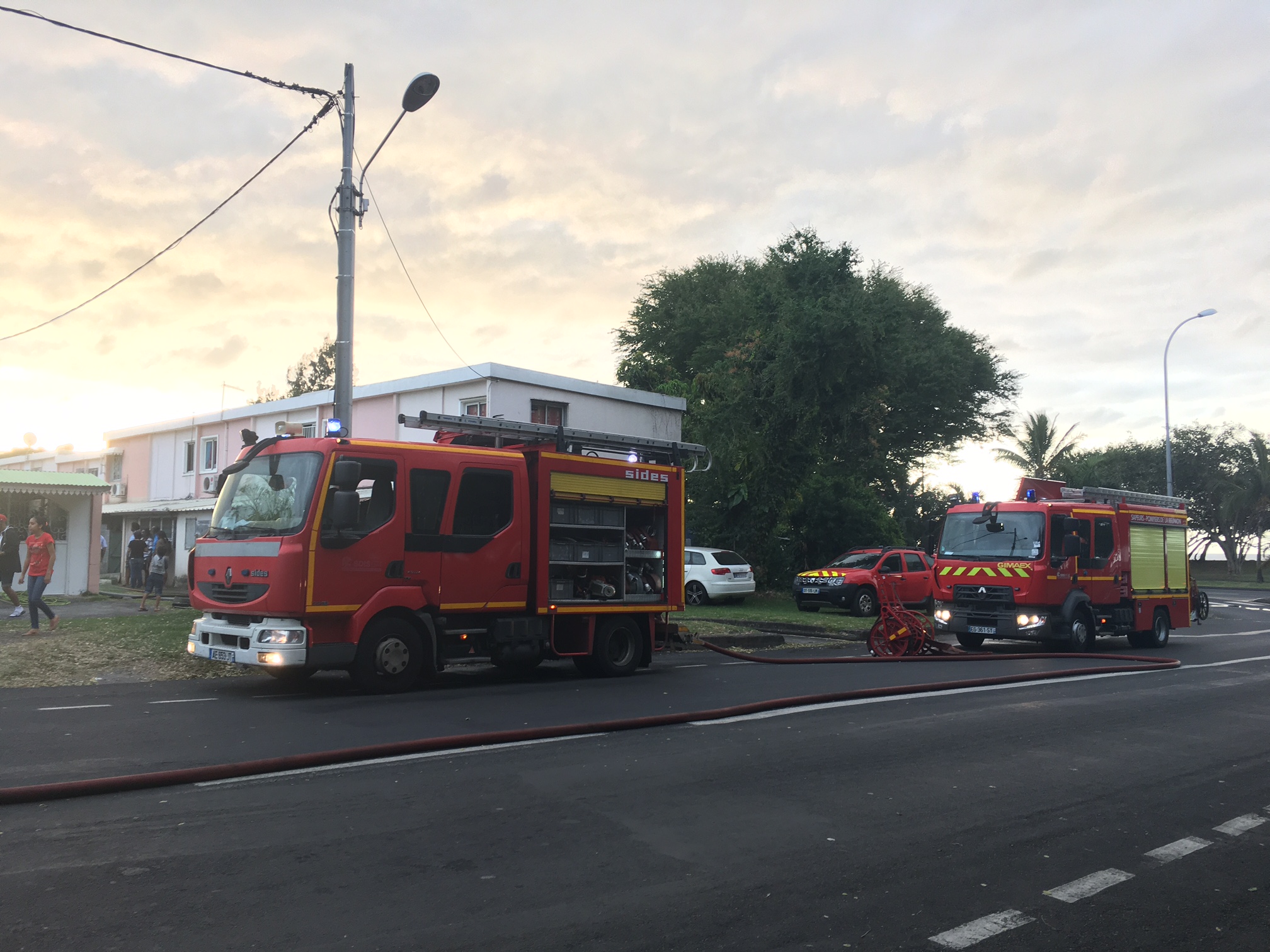 Incendie au Chaudron: Une gramoune de 93 ans légèrement blessée