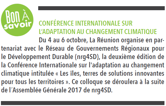 Une action volontariste en faveur du développement durable
