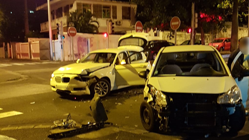 Une BMW et une C3 se heurtent sur le Boulevard sud