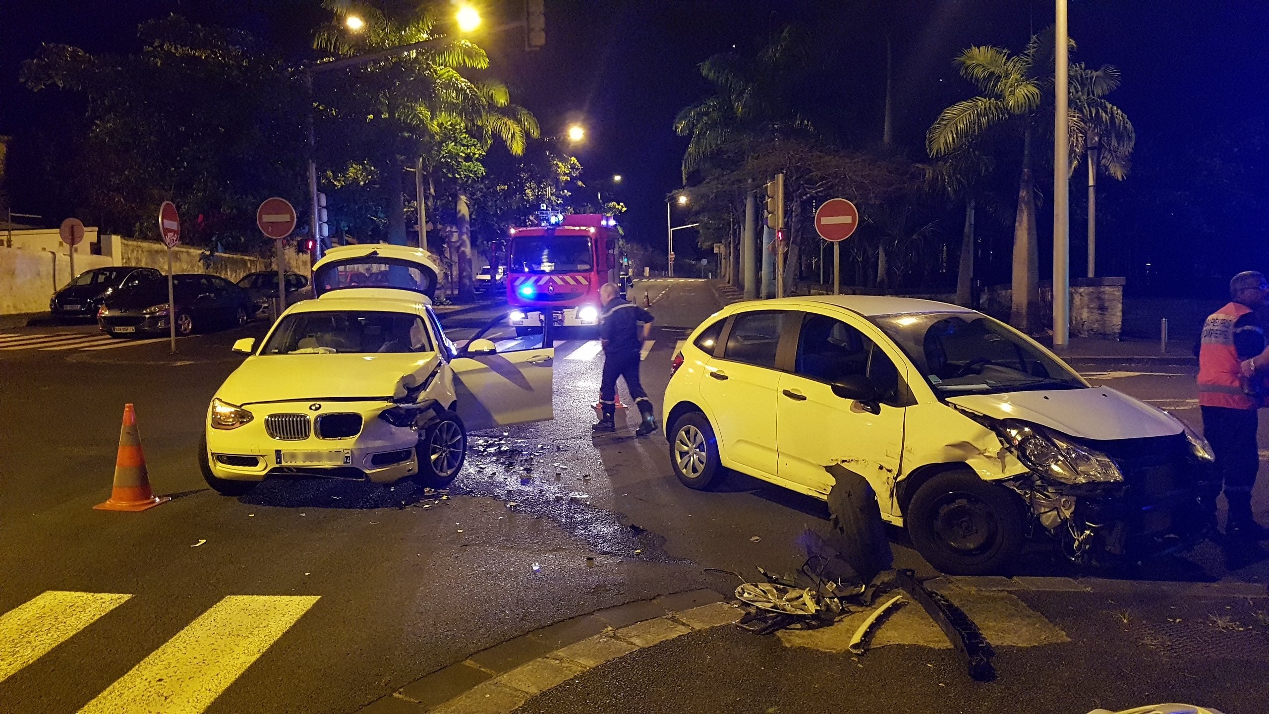 Une BMW et une C3 se heurtent sur le Boulevard sud